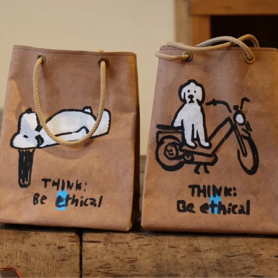 Art Work Shop / Think : Be ethical (正しいと思うことを)